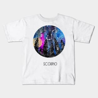 Scorpio Constellation, Scorpio Kids T-Shirt